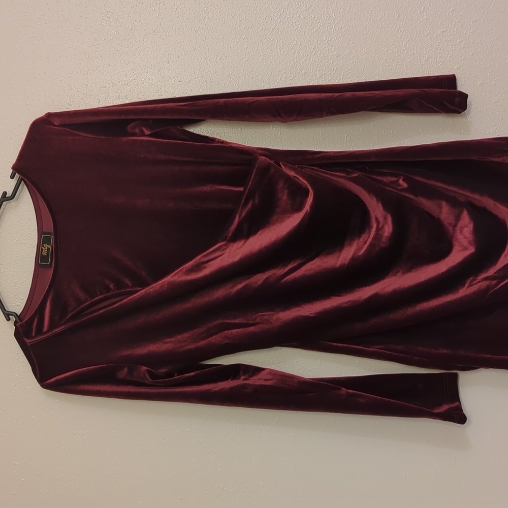 Velvet Red Dress